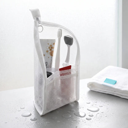 🔥LAST CHANCE!! ✨BUY 1 GET 1 FREE!!!🔥Mesh Zipper Travel Pouch – Leak-Proof Multi-Pocket Toiletry Organizer for Makeup & Essentials