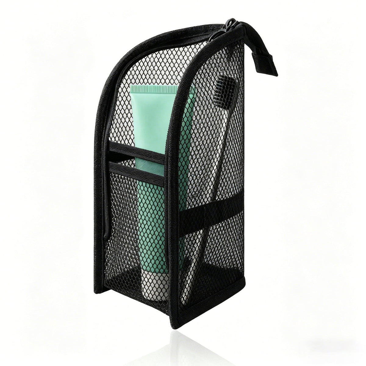 🔥LAST CHANCE!! ✨BUY 1 GET 1 FREE!!!🔥Mesh Zipper Travel Pouch – Leak-Proof Multi-Pocket Toiletry Organizer for Makeup & Essentials