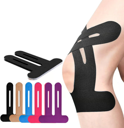 🔥 Pre-Cut Knee Kinesiology Tape – Elastic, Breathable & Sweat-Proof Support for Joint Pain Relief, Sports Recovery & Daily Movement (One Size, 20 Strips)