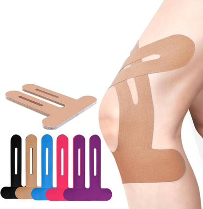 🔥 Pre-Cut Knee Kinesiology Tape – Elastic, Breathable & Sweat-Proof Support for Joint Pain Relief, Sports Recovery & Daily Movement (One Size, 20 Strips)