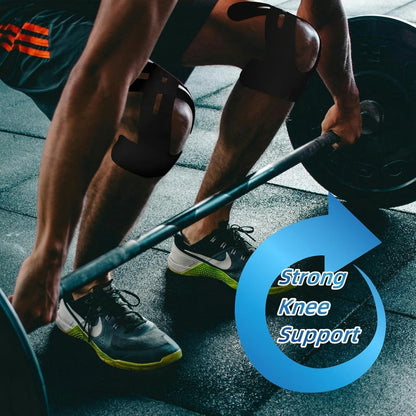 🔥 Pre-Cut Knee Kinesiology Tape – Elastic, Breathable & Sweat-Proof Support for Joint Pain Relief, Sports Recovery & Daily Movement (One Size, 20 Strips)