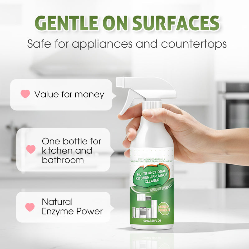 2026NEW🍋 Kitchen Enzyme Cleaner – Powerful Degreasing & Long-Lasting Fresh Scent, Natural Multi-Purpose Spray for Stove, Range Hood & Kitchen Surfaces