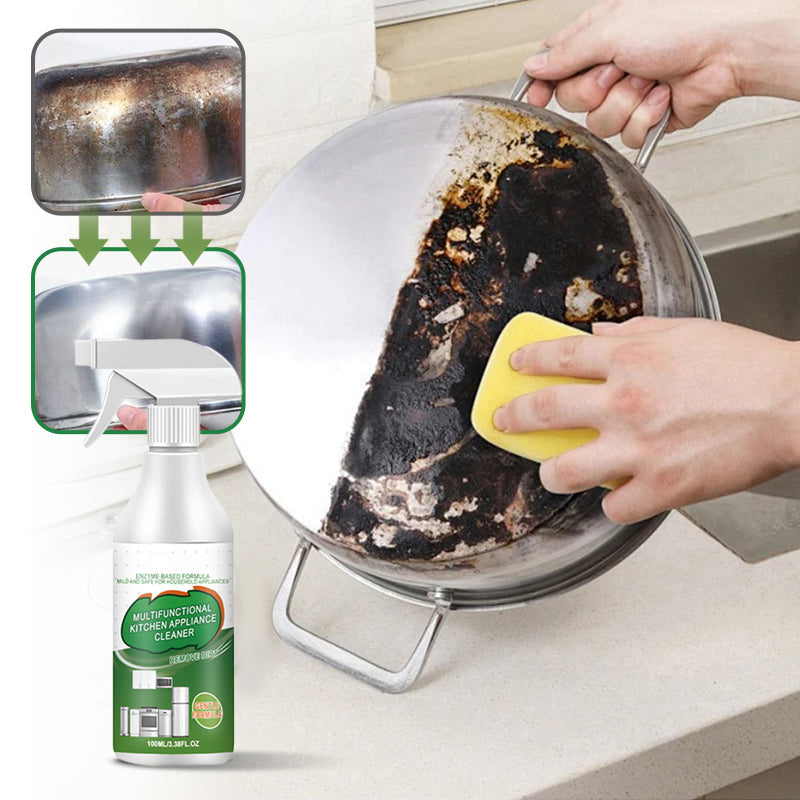 2026NEW🍋 Kitchen Enzyme Cleaner – Powerful Degreasing & Long-Lasting Fresh Scent, Natural Multi-Purpose Spray for Stove, Range Hood & Kitchen Surfaces