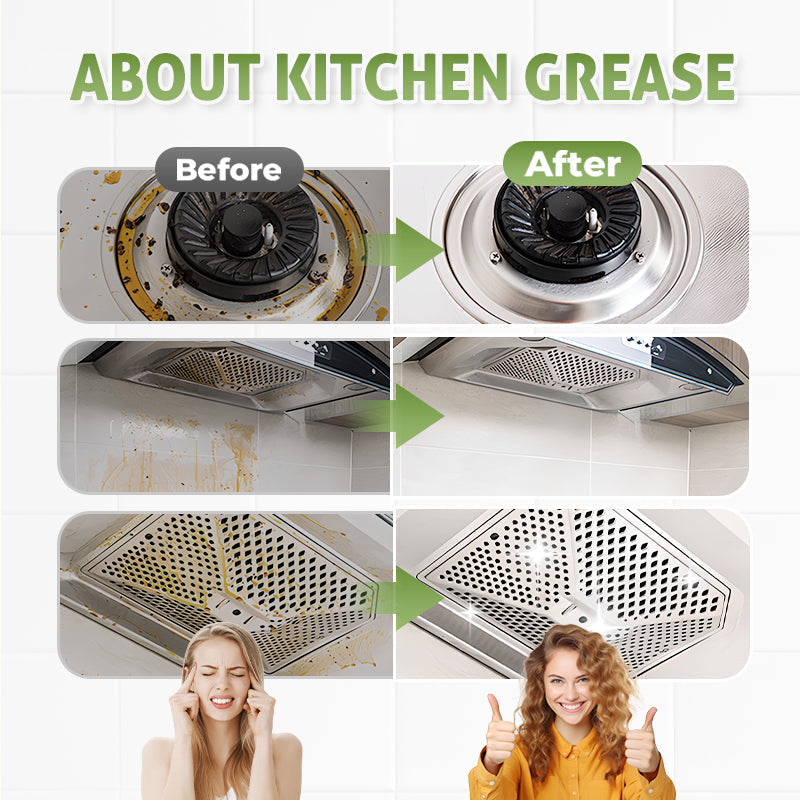 2026NEW🍋 Kitchen Enzyme Cleaner – Powerful Degreasing & Long-Lasting Fresh Scent, Natural Multi-Purpose Spray for Stove, Range Hood & Kitchen Surfaces
