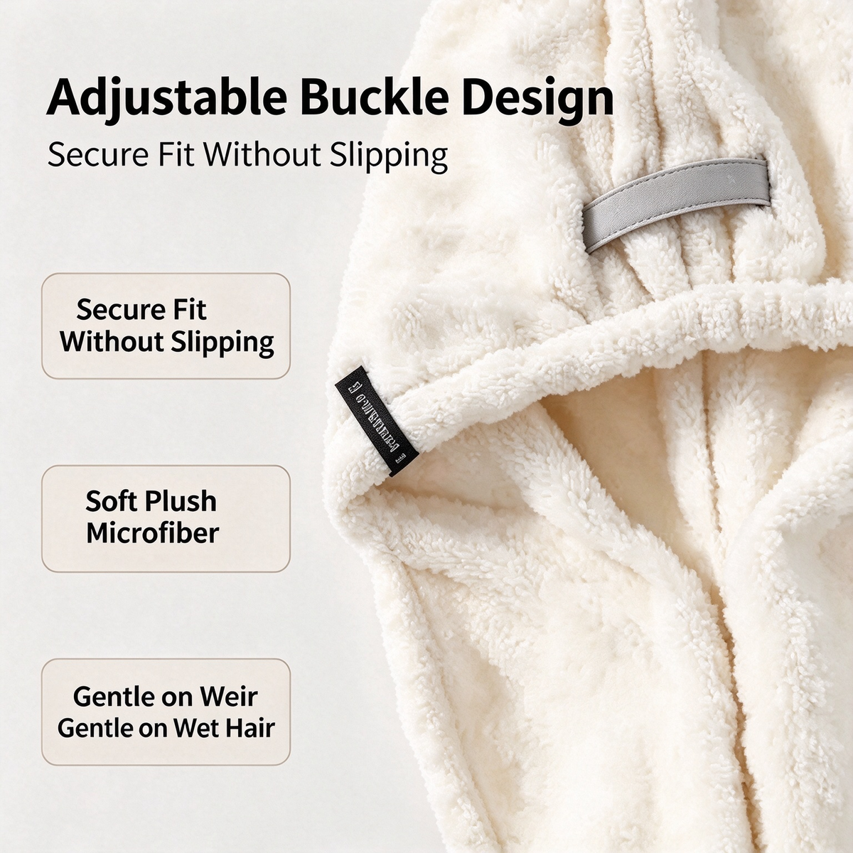 Extra-Thick Microfiber Hair Drying Towel Cap, Super Absorbent Quick-Dry Hair Wrap for Wet Hair, Buy 1 Get 1 Free